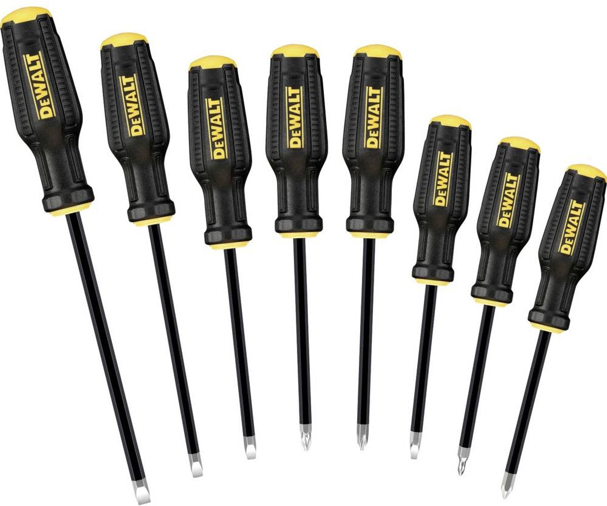 Set cacciaviti universali Dewalt 8 pezzi piatti, ph, pz