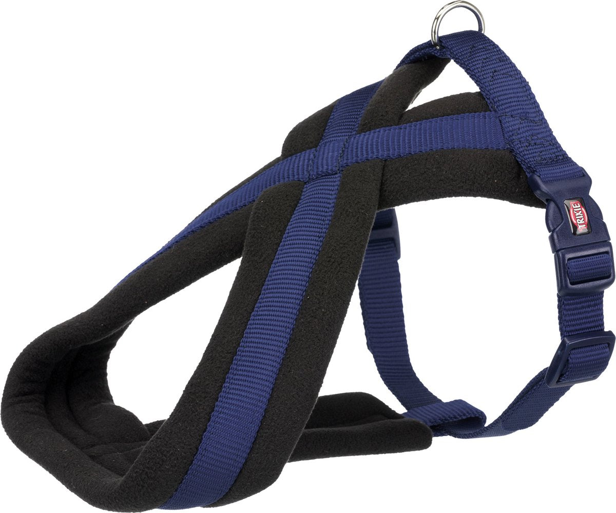 Trixie premium touring hondentuig - kleur: indigo - buikomvang: 35-65 cm