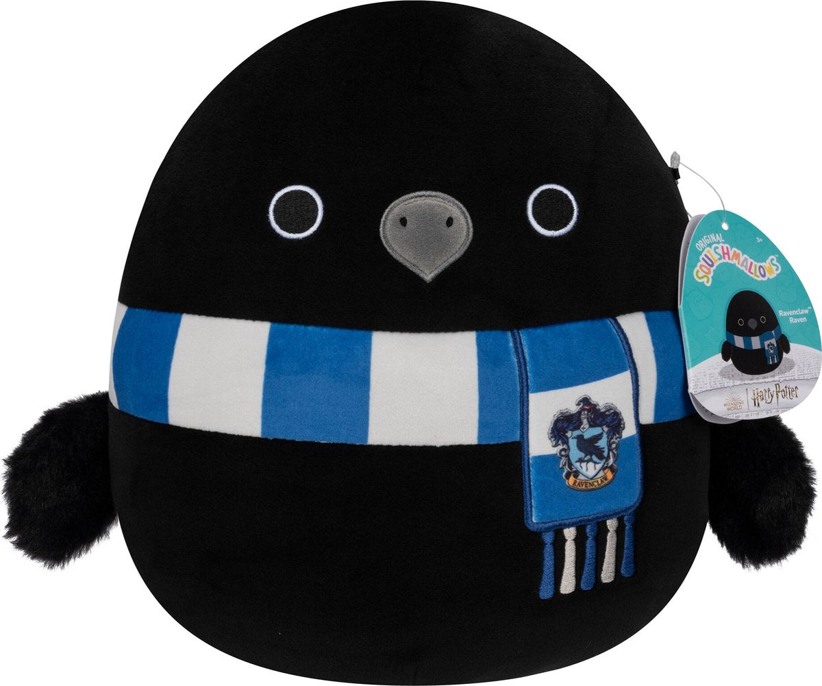 Squishmallows peluche mediano cuervo ravenclaw 25 cm