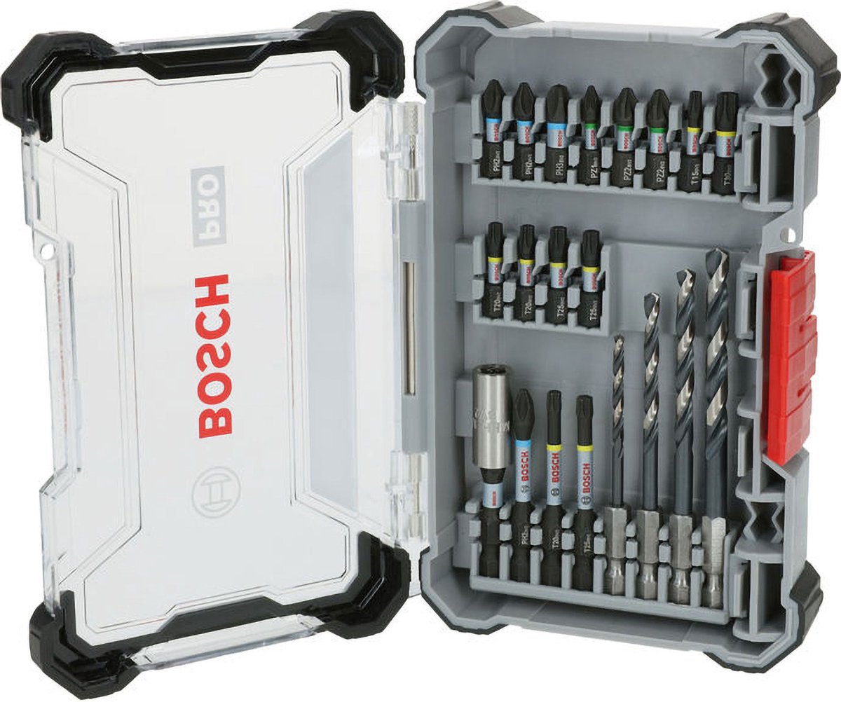 Set accessori Bosch Imp Pro Act in metallo | 20 pezzi -2608521h84