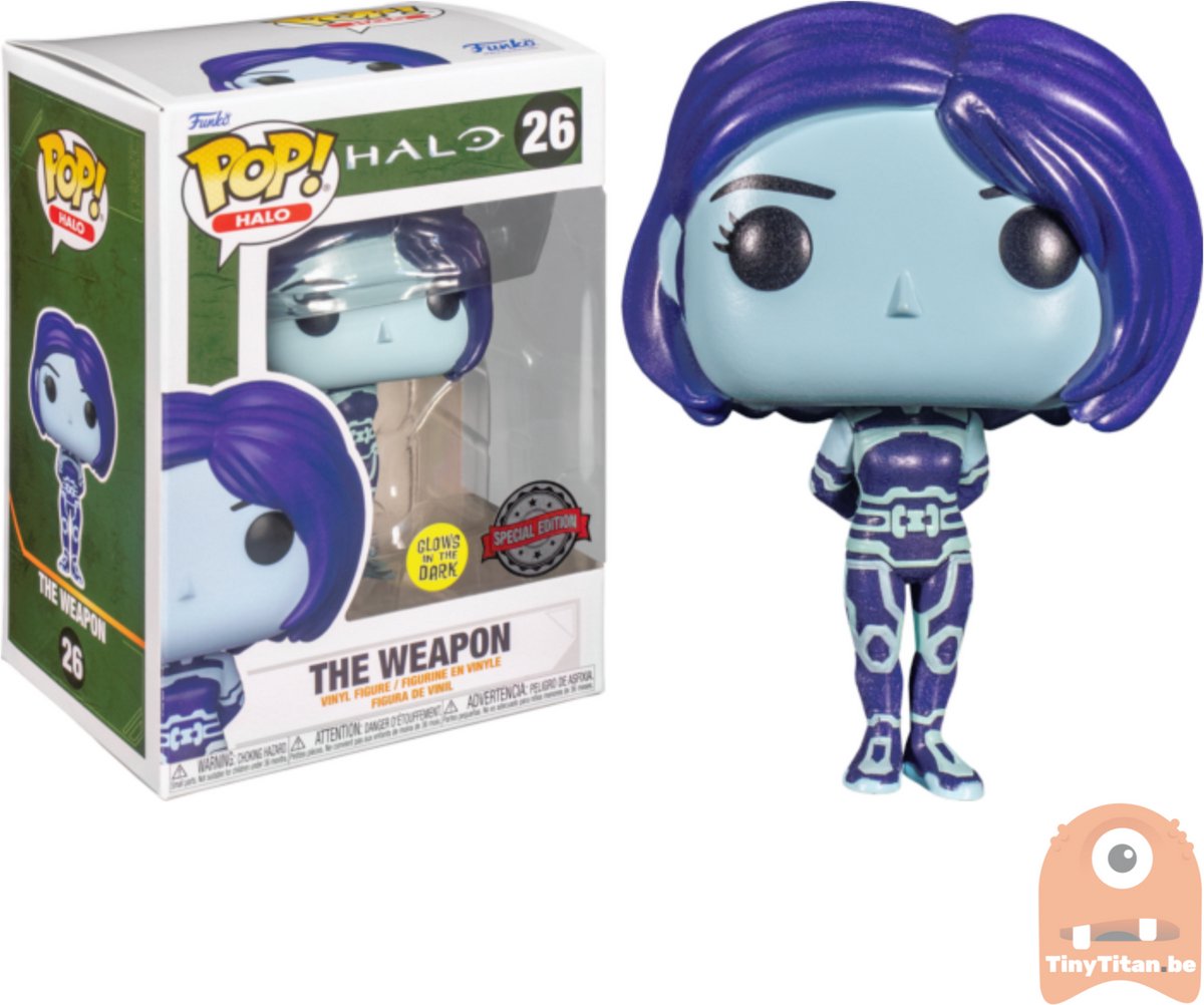 Funkopop! giochi: halo - l'arma n. 26 (gitd) edizione speciale