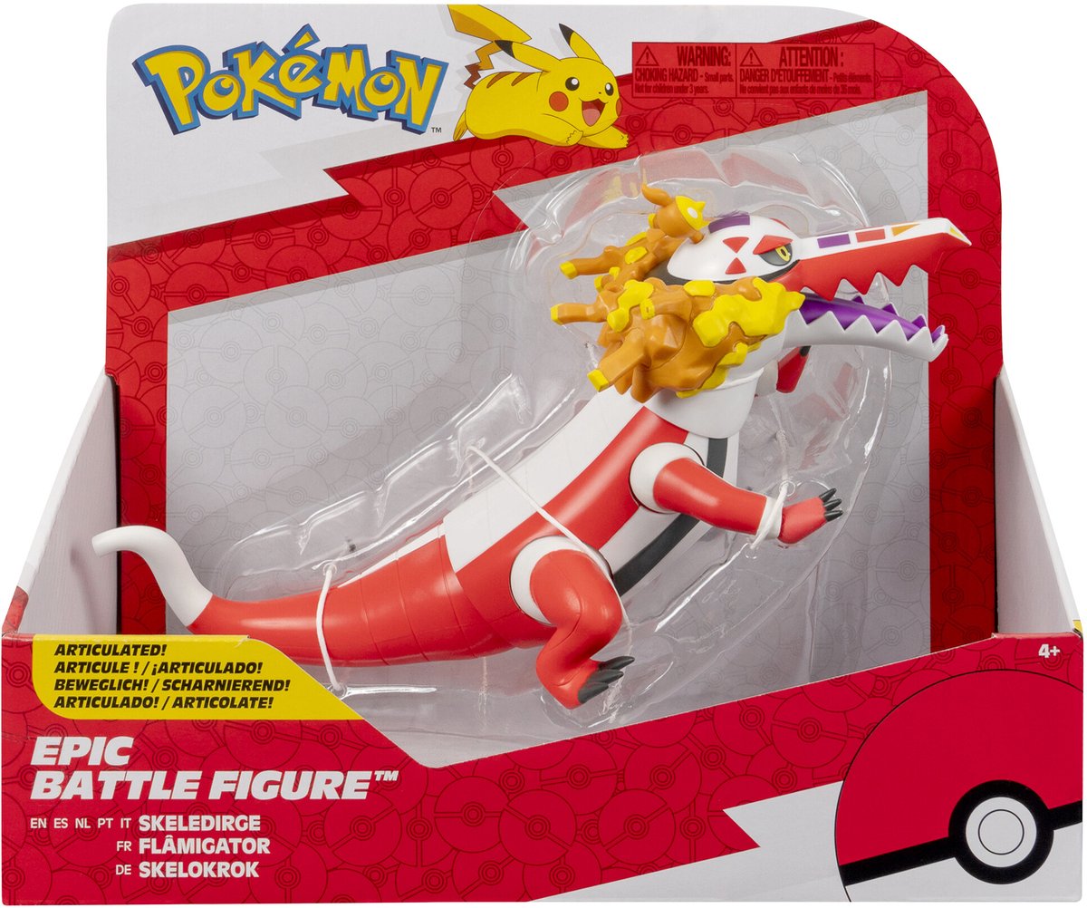 Figura Jazwares Pokémon Epic Battle - Skeledirge