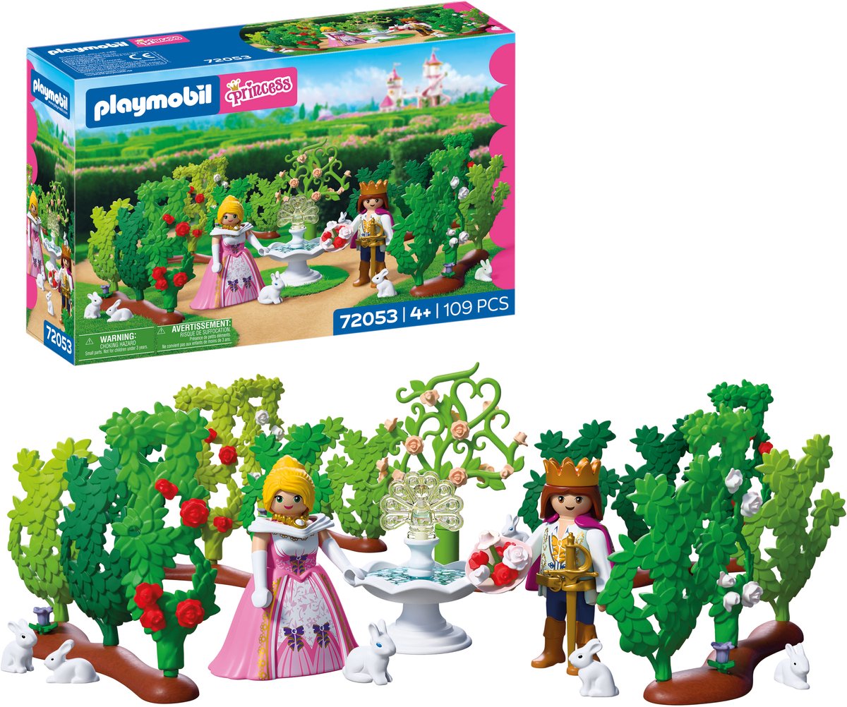 Playmobile | principessa | labirinto reale | principe e principessa con labirinto regolabile | stimola la creatività | giocattoli principesse per bambini dai 4 anni | 72053