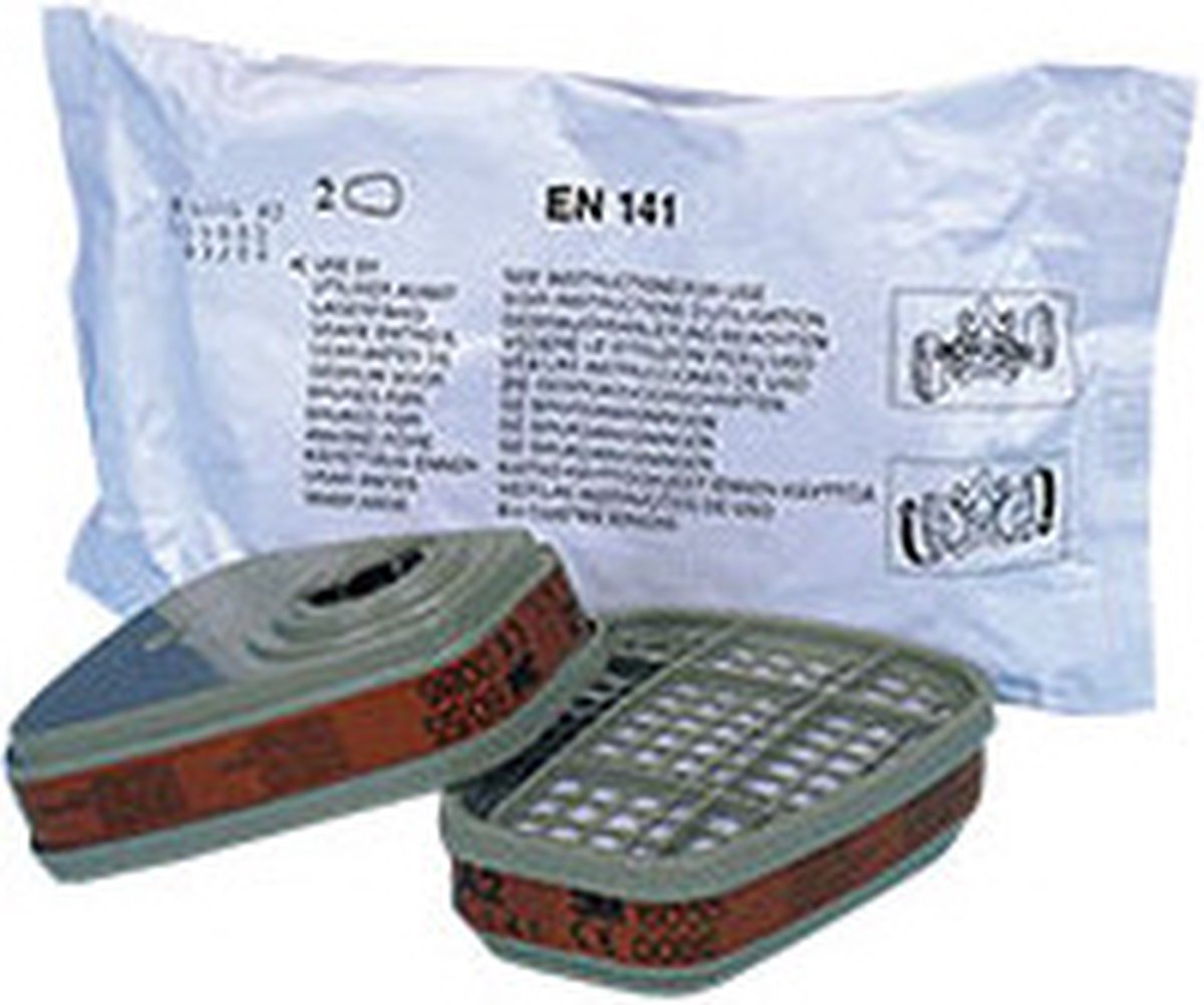 Filtro de protección respiratoria sin marca sans marque 3m abek1, 2 ve