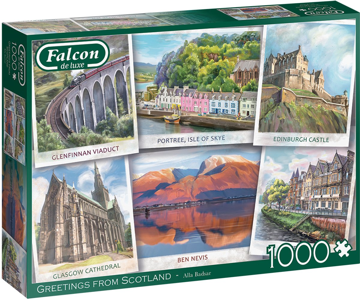 Puzzle Falcon Saluti dalla Scozia - puzzle - 1000 pezzi