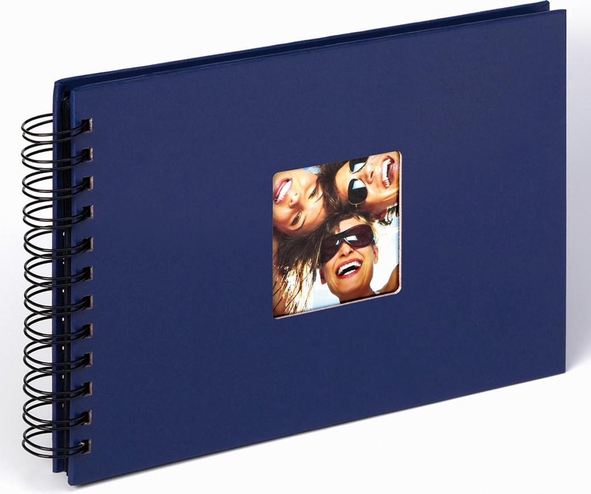 Walther sa-109-l fun - album a spirale - dimensioni 23 x 17 cm - blu