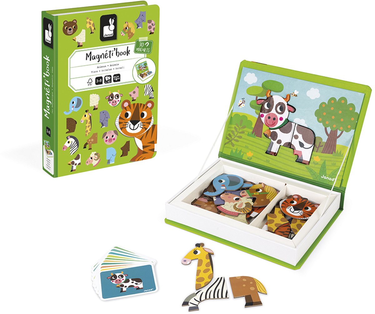 Janod - magnetibook - animales