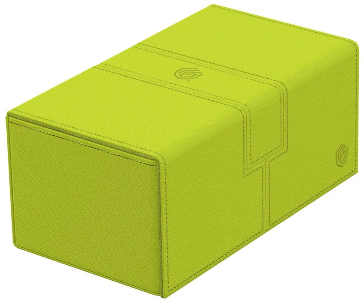 Ultimate guard twin flip'n'tray 200+ xenoskin summer edition 2025 - lime card boxes
