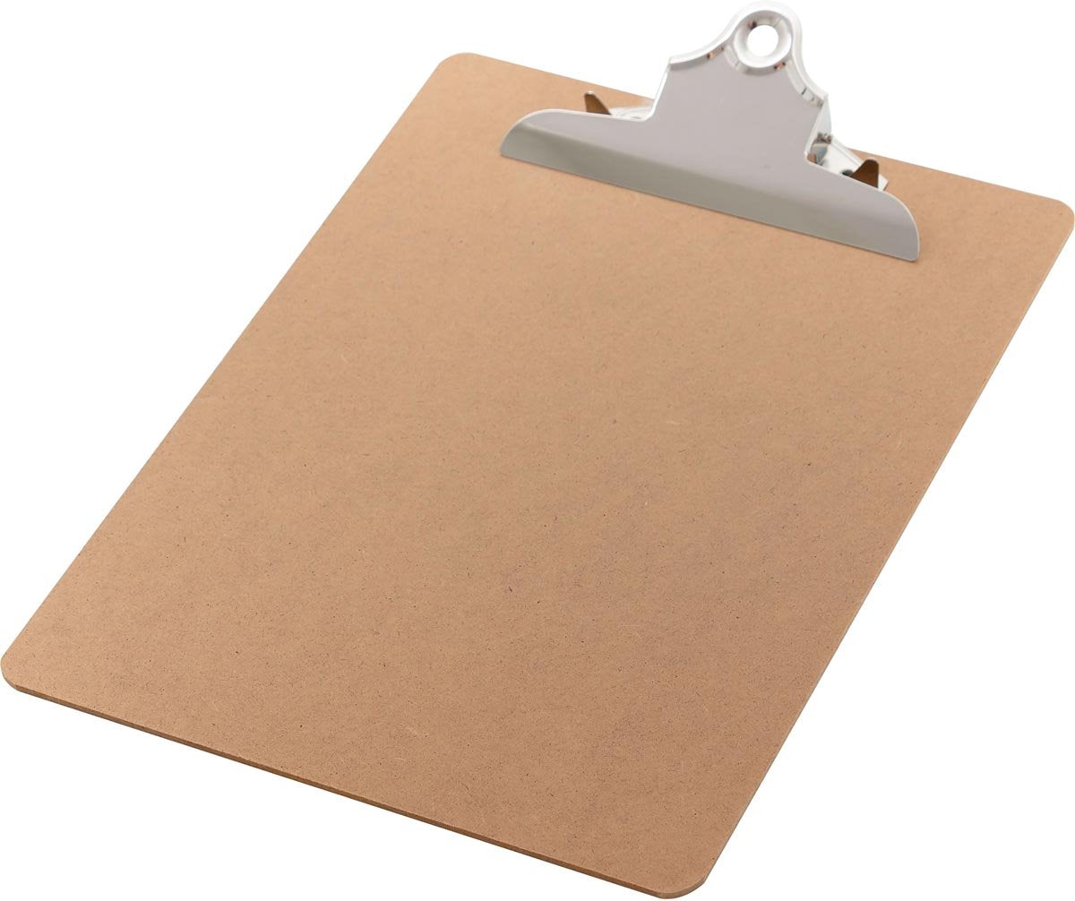 Piastra di bloccaggio Q-connect | cartone faesite | ft a4 | in piedi | marrone