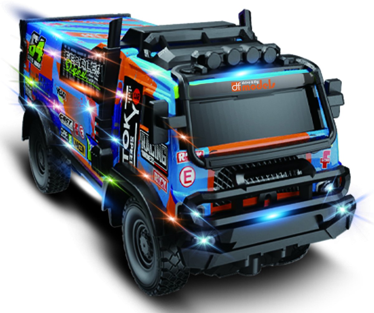 Df-models mountain truck rally van 1:18 ready to run (rtr)