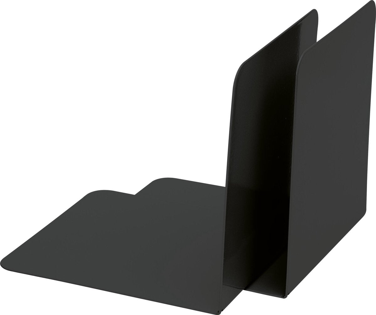 Fermalibri Alco 85x140x140mm metallo 2 pezzi in scatola nera