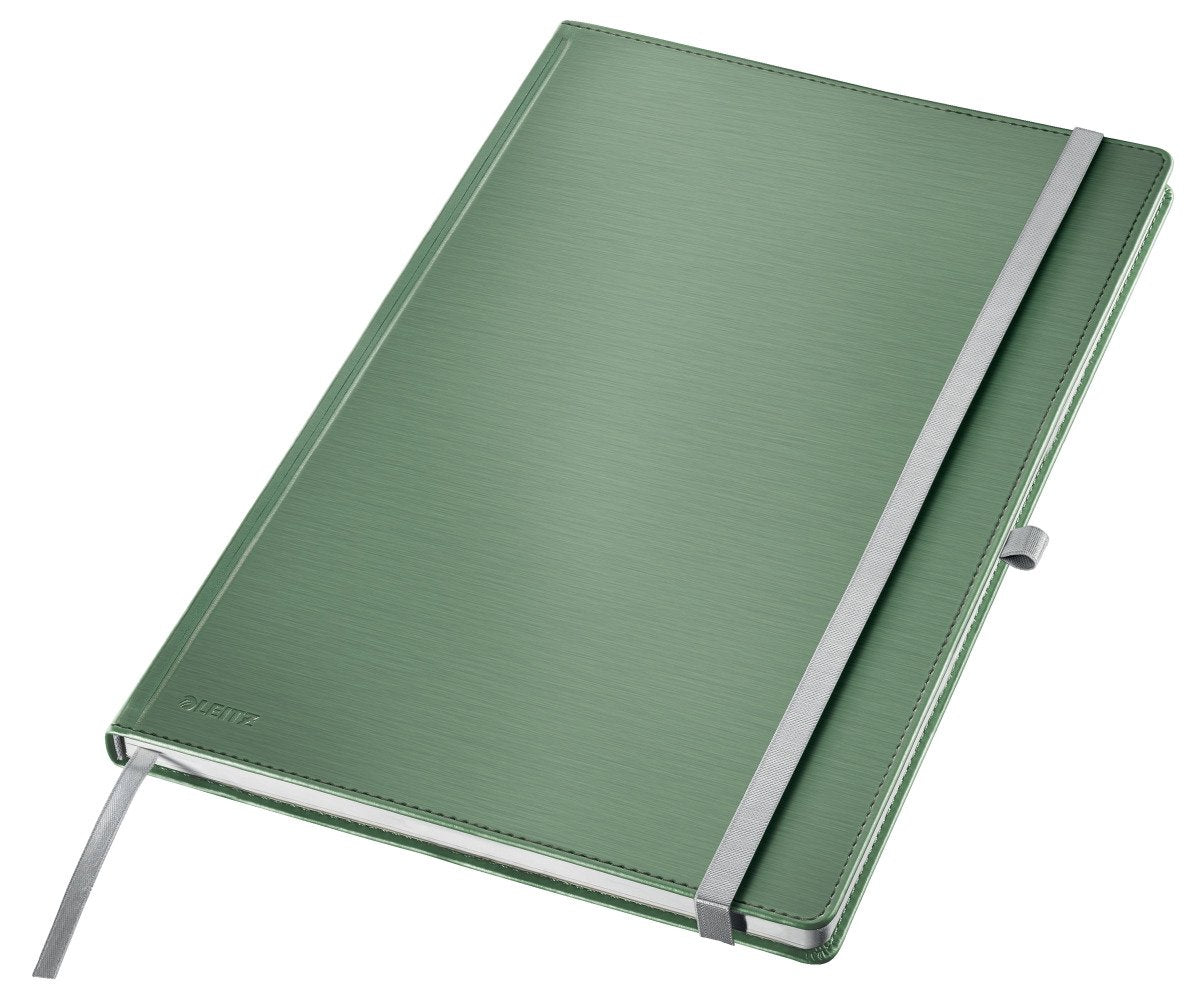 Quaderno stile Leitz A4 a righe - con copertina rigida - carta da 100 grammi - verde mare