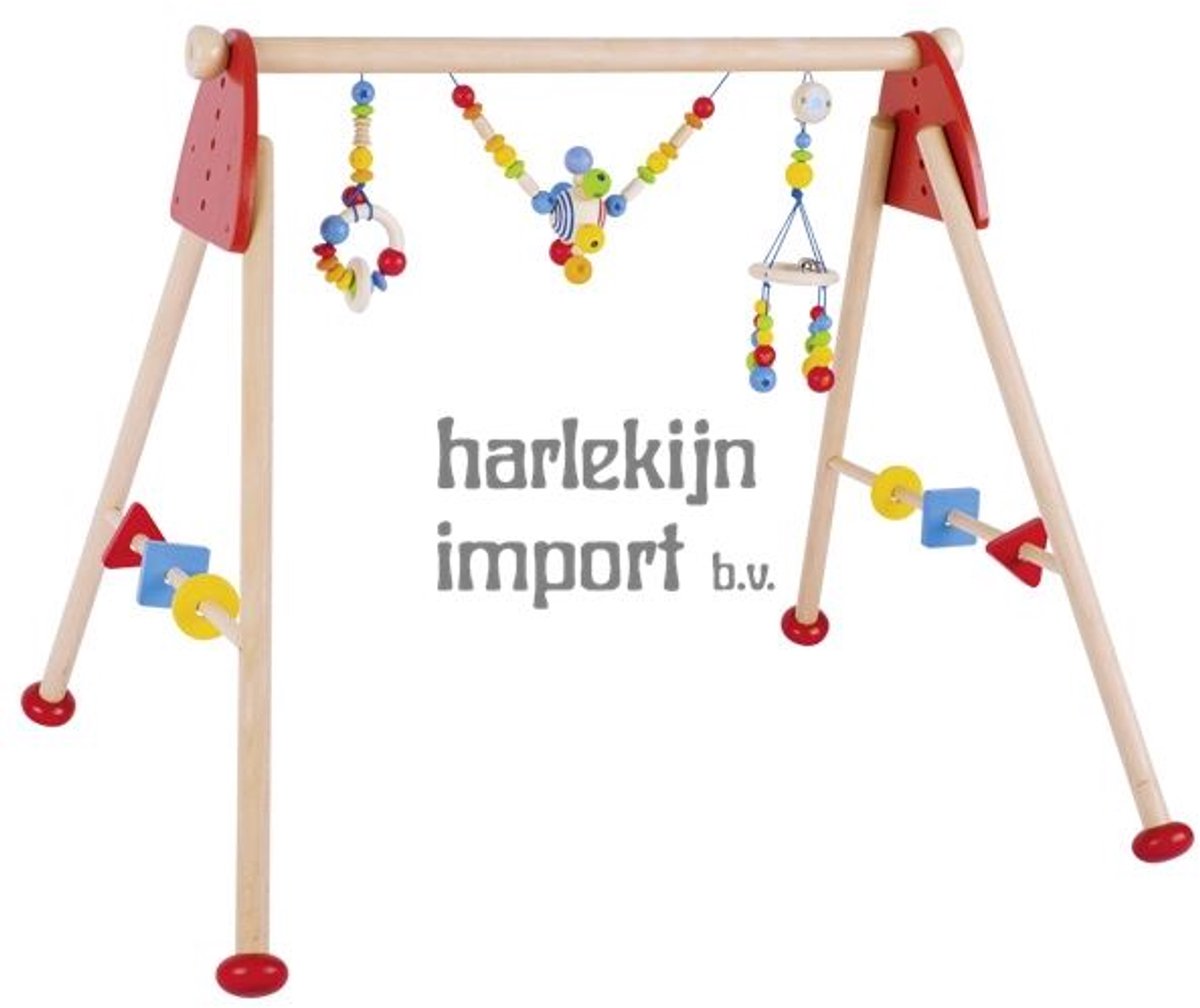 Goki Wooden Baby Gym Rainbow