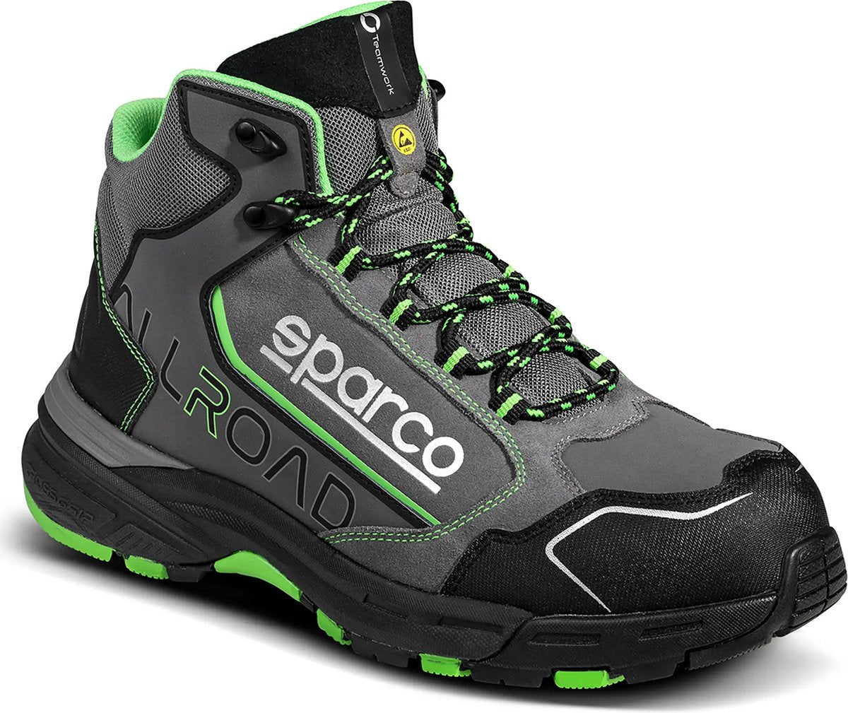 Sparco werkschoenen s3 esd - allroad-h leap - grijs — 44