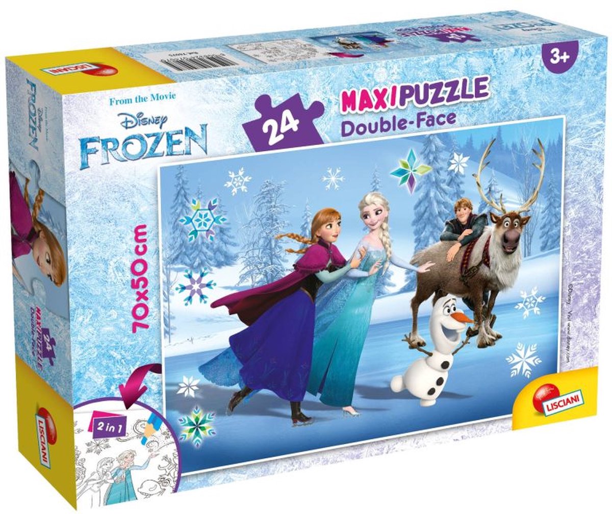Lisciani disney puzzle df maxi piso 24 frozen