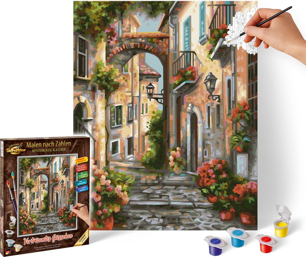 Skipper dipingi con i numeri - vicolo da sogno - pacchetto hobby