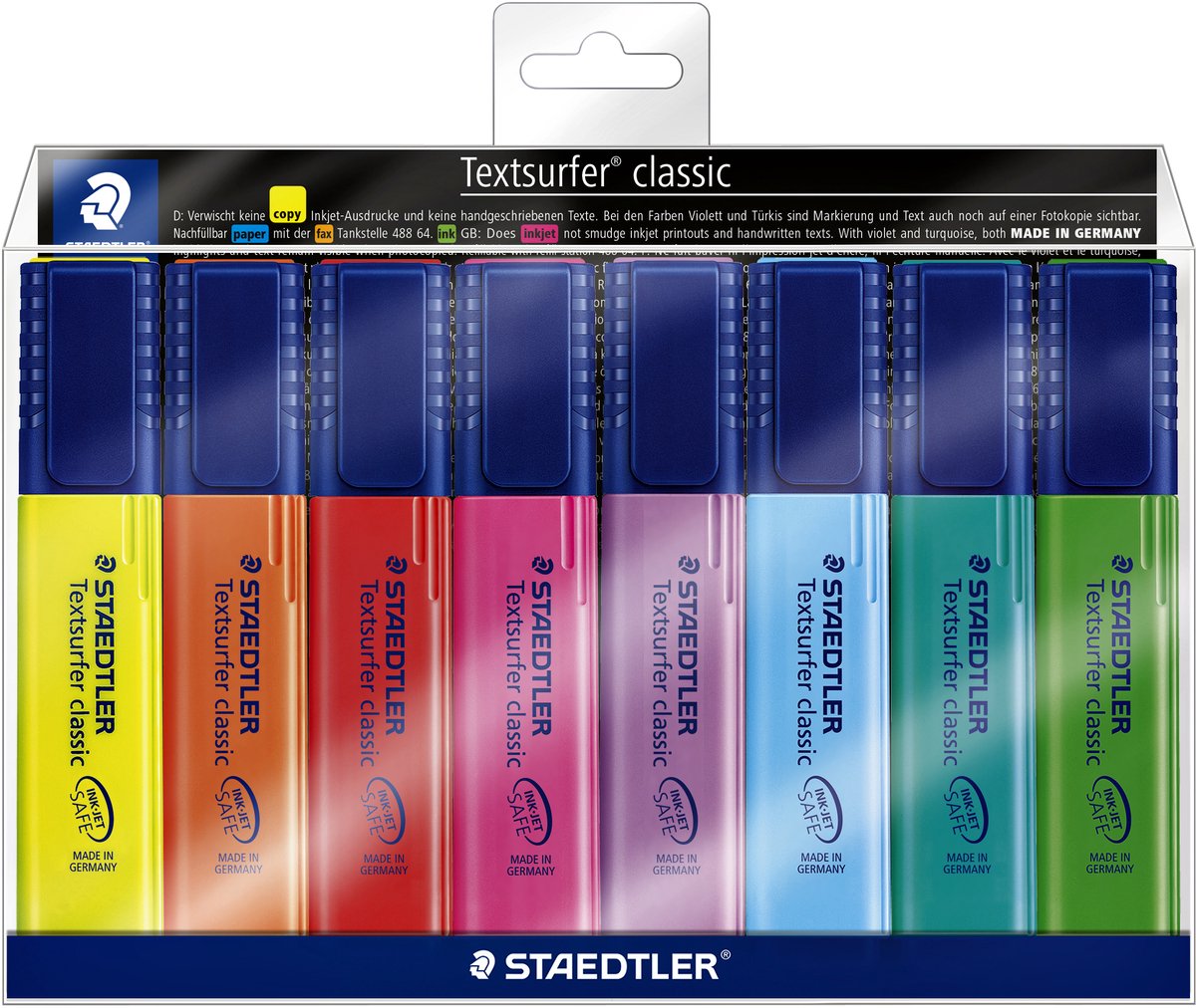 Pennarello per testo Staedtler Text Surfer Classic - set da 8 pz