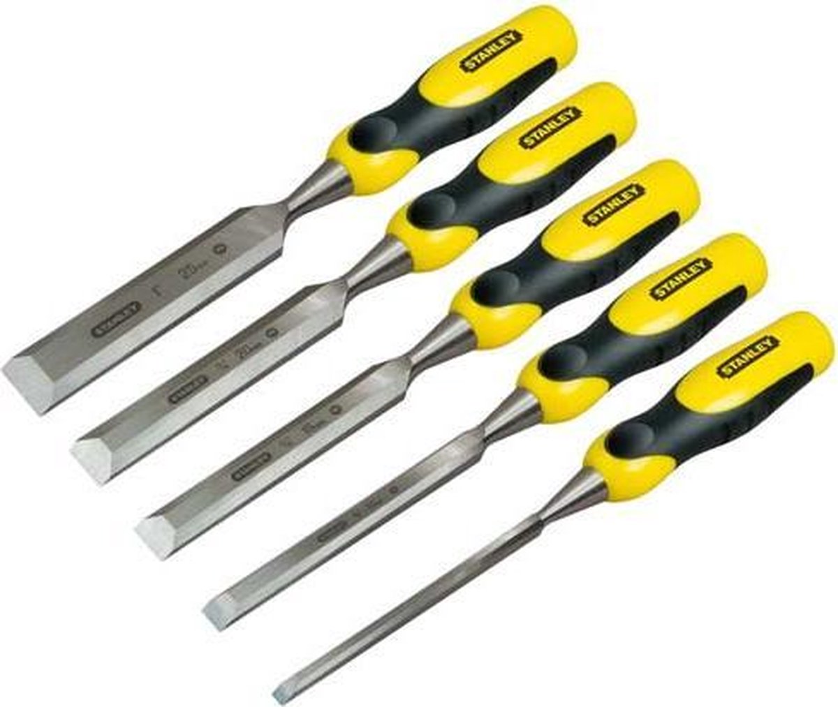 Set scalpelli Stanley Dynagrip 5 pz. (6.10.15.20.25mm)