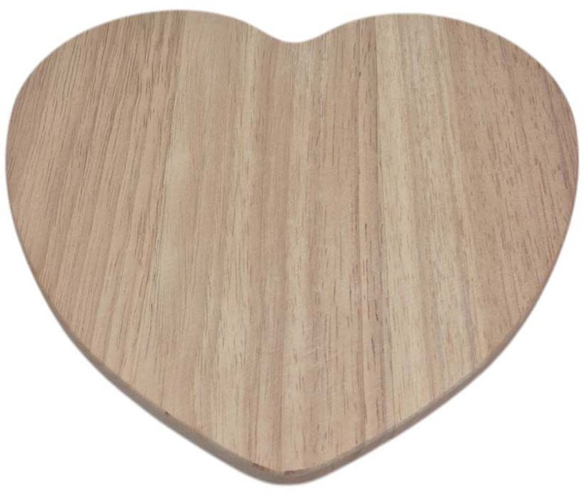 Tabla de pan de madera Playwood en forma de corazón