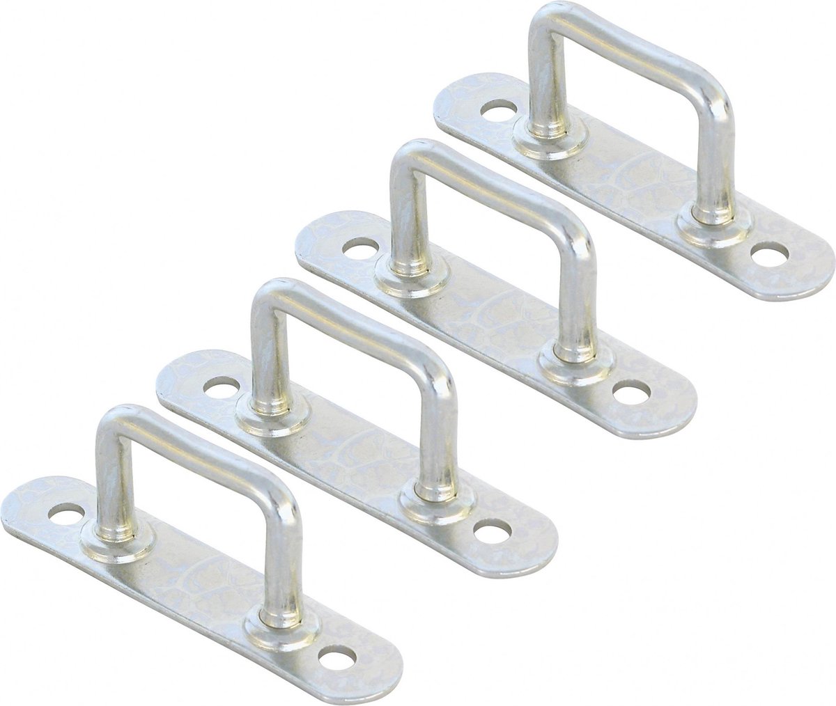 Carpoint opschroefbrug metaal 36 mm – set van 4 – gatafstand 51 mm – schroefbevestiging – duurzaam – voor kabels montage