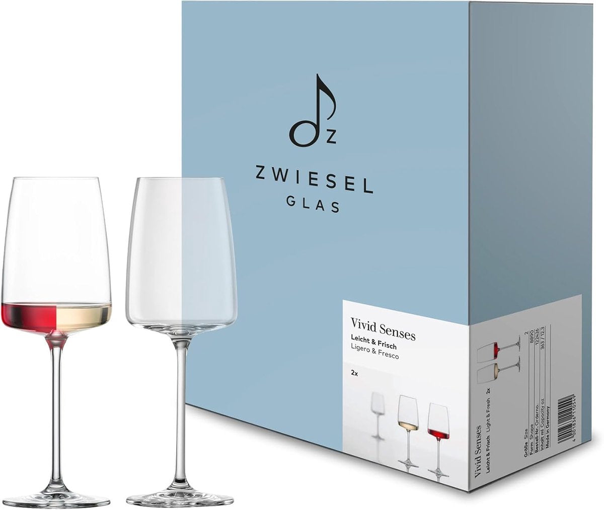 Zwiesel glas vivid senses wijnglas light fresh 2 - 0.363 ltr - set van 2
