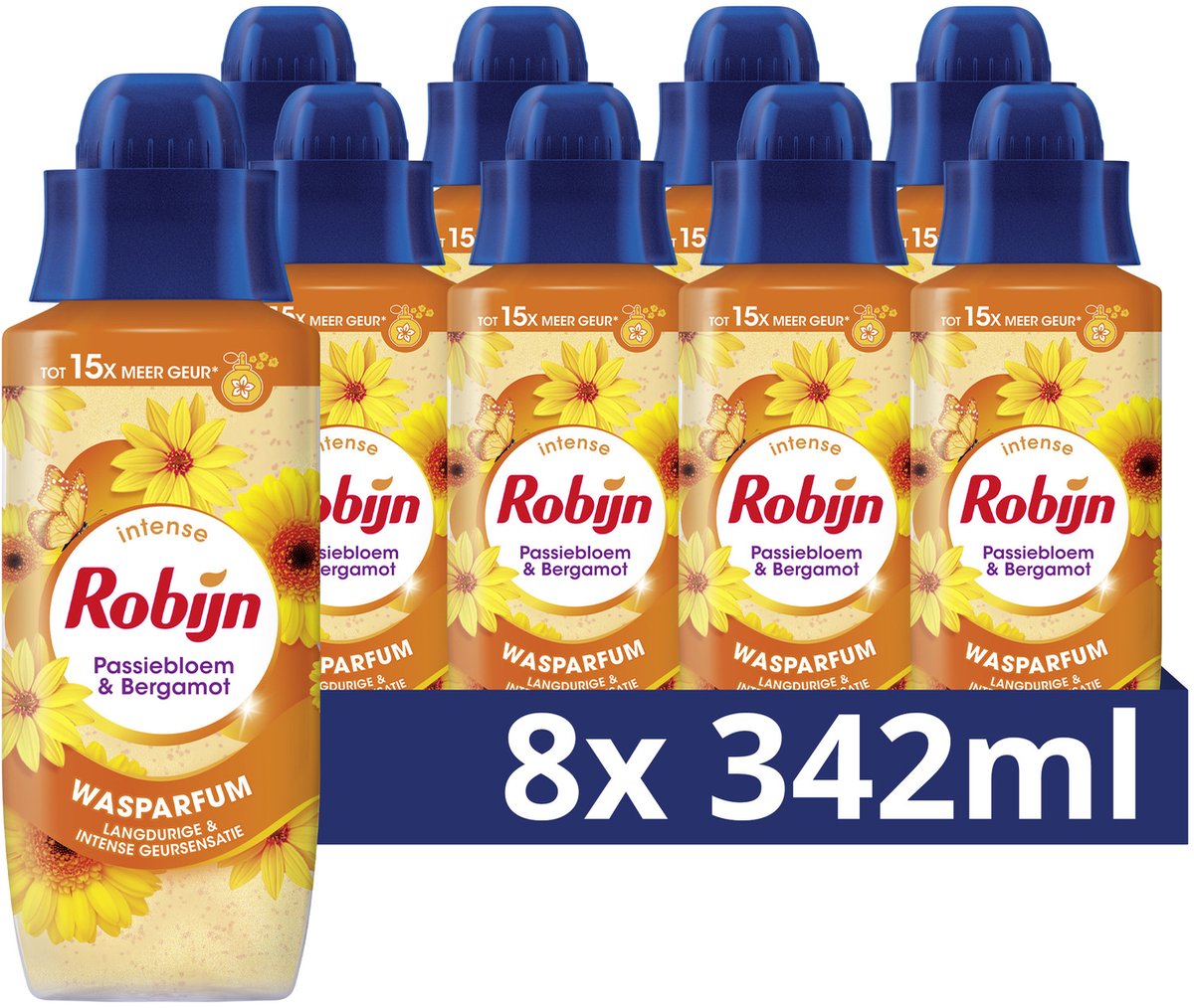 Profumo lavante intenso Ruby - bergamotto passiflora - 8 flaconi x 342 ml