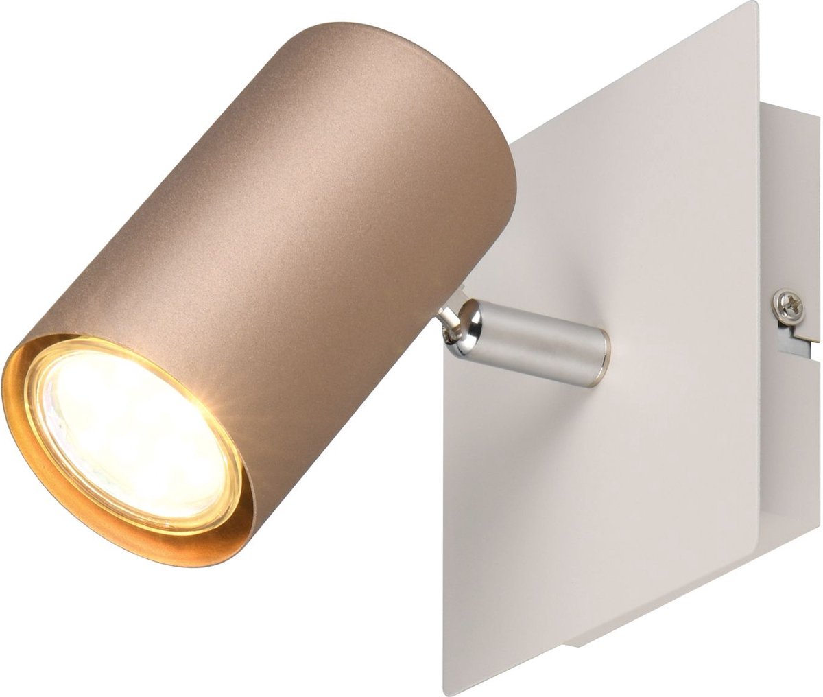 Trio marley - spot - moka - escl. 1x gu10 4,9 w - montaggio a parete e soffitto