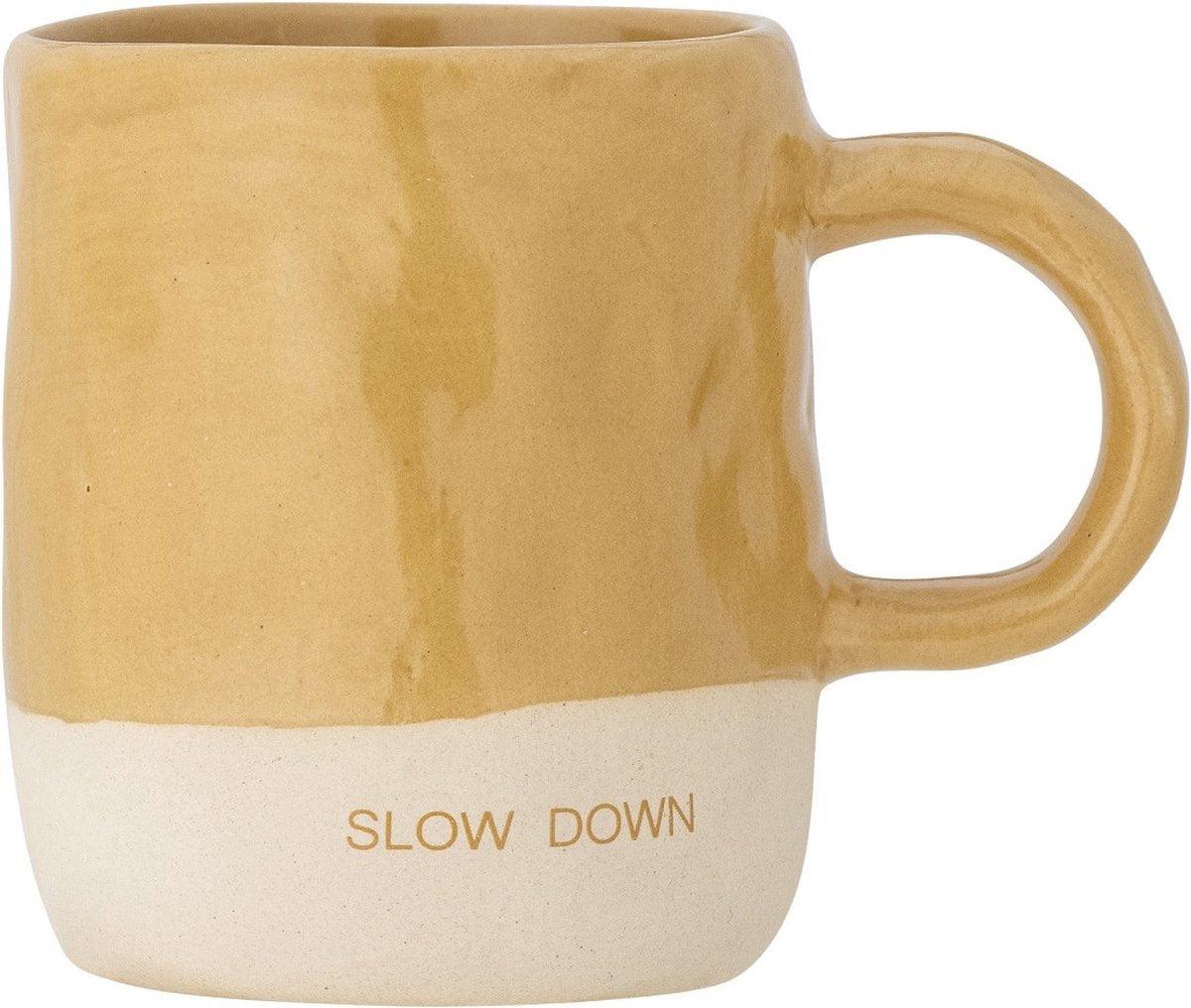 Taza Bloomingville neo amarilla 335ml