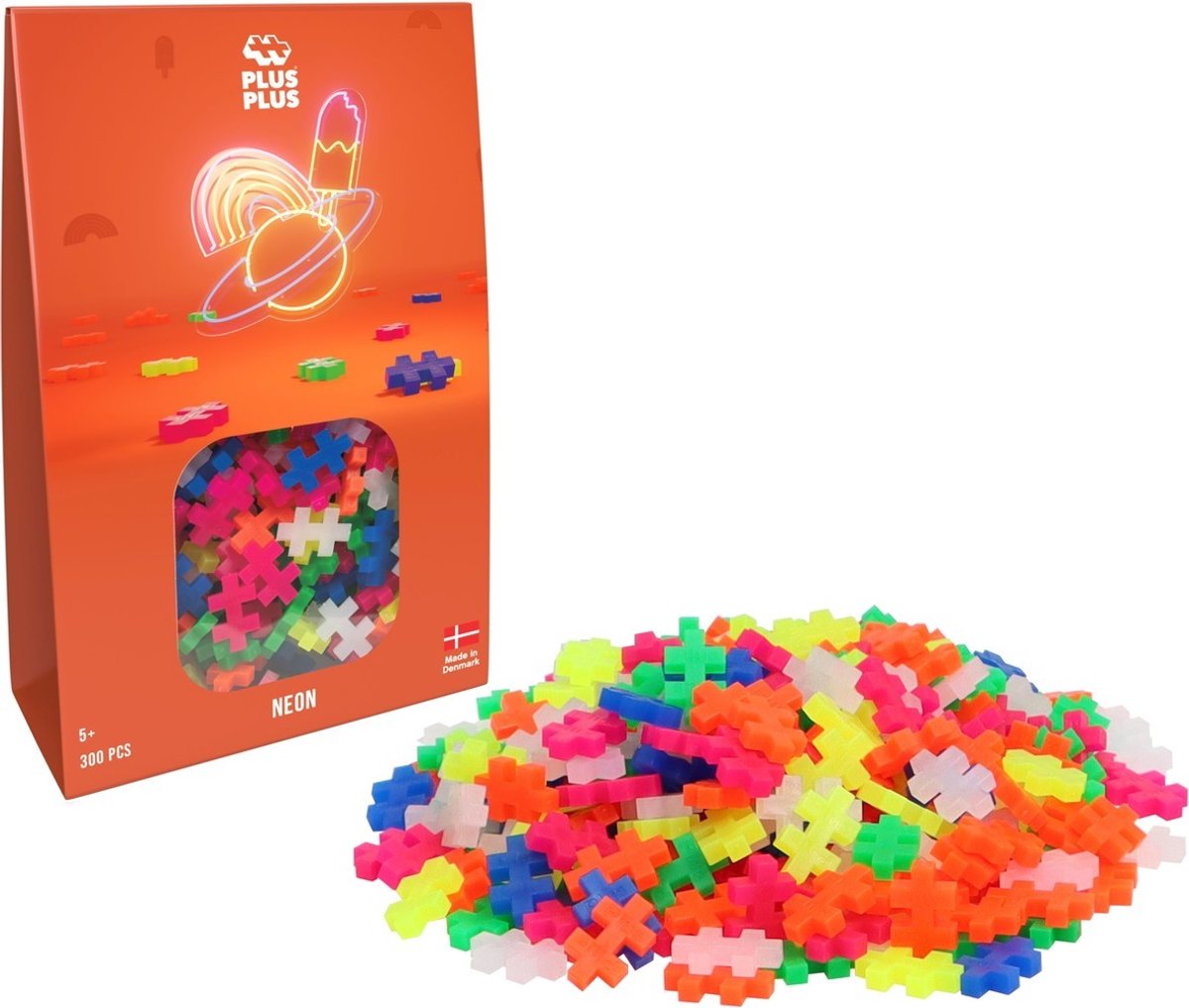 Plus plus neón plus-plus: 300 piezas (3351)