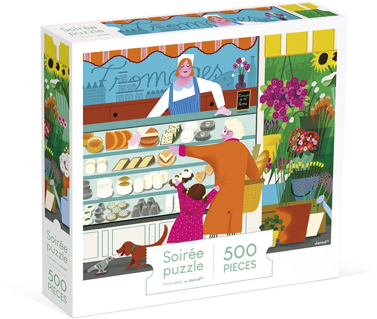 Janod - puzzle kidult - puzzle sul mercato - 500 pezzi