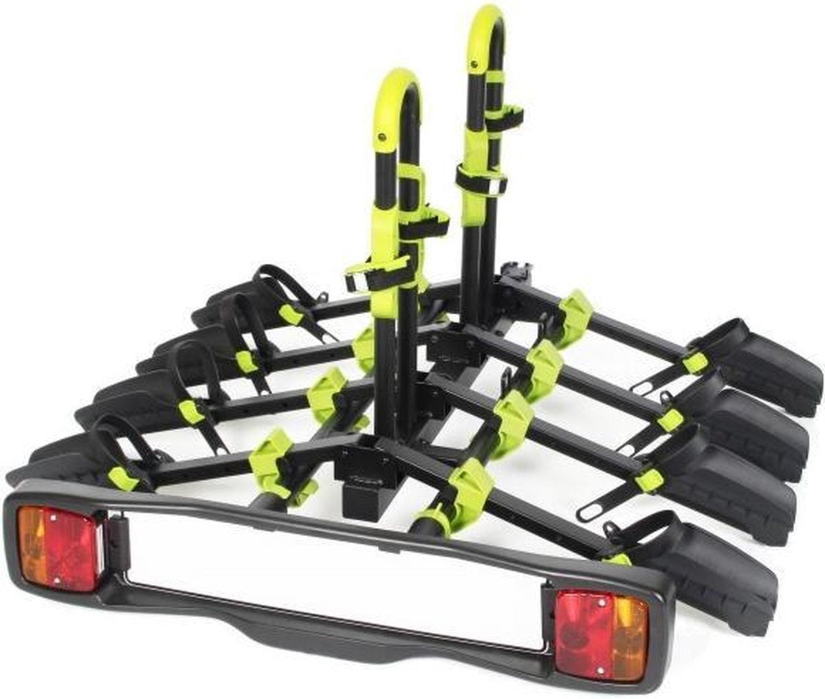 Portabiciclette Buzzrack buzzwing 4 compact per 4 biciclette nero