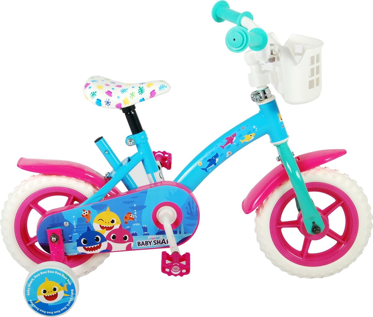 Bicycle per bambini dell'Ocean - unisex - 10 pollici - blu rosa - trapper