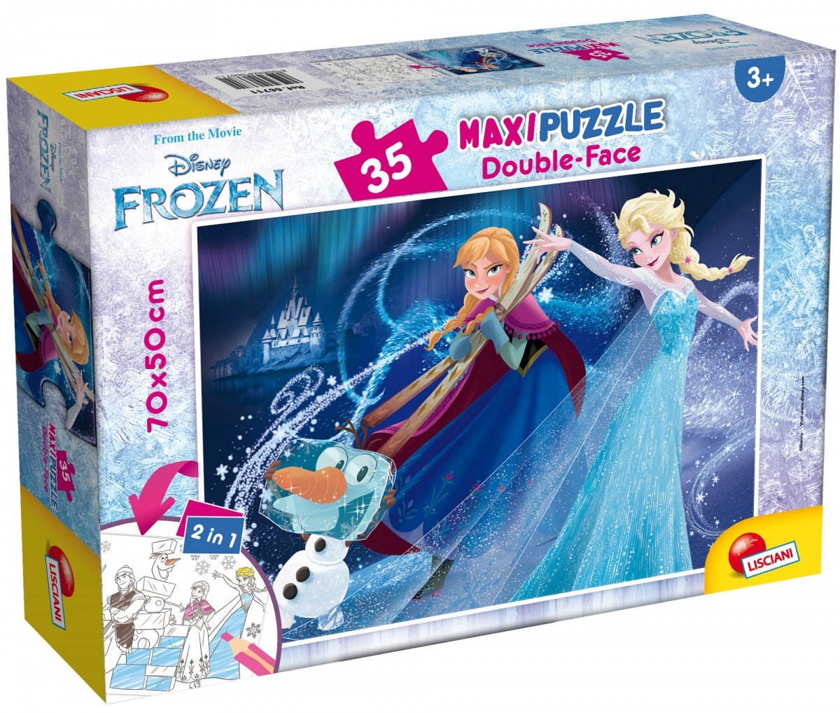 Lisciani disney puzzle df maxi piso 35 frozen