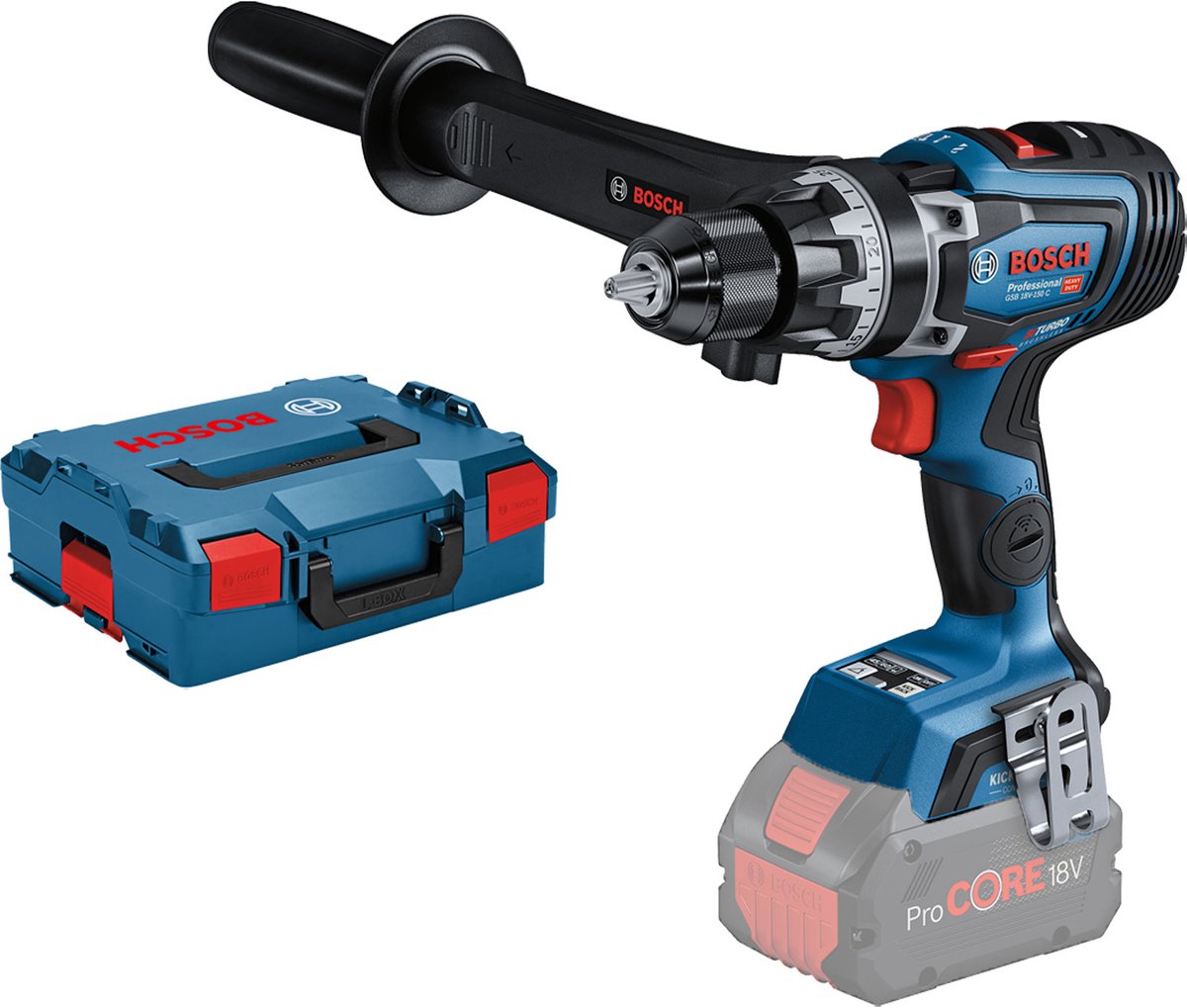 Trapano avvitatore a batteria Bosch gsb18v-150c nudo