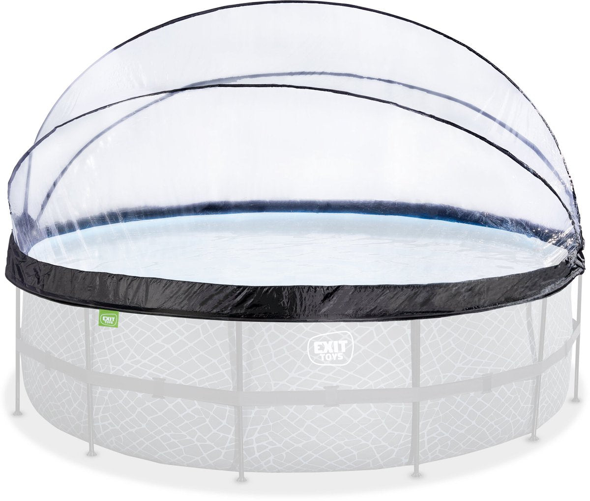 Exit toys exit zwembad overkapping eco ø488cm - zwembad dome - universeel - zwembad accessoire - weerbestendig