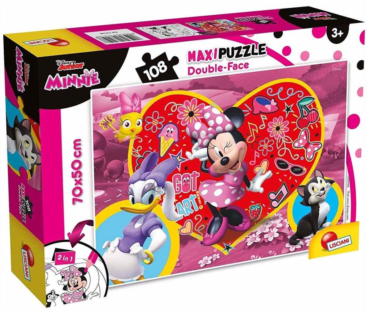 Lisciani disney rompecabezas df maxi piso 108 minnie