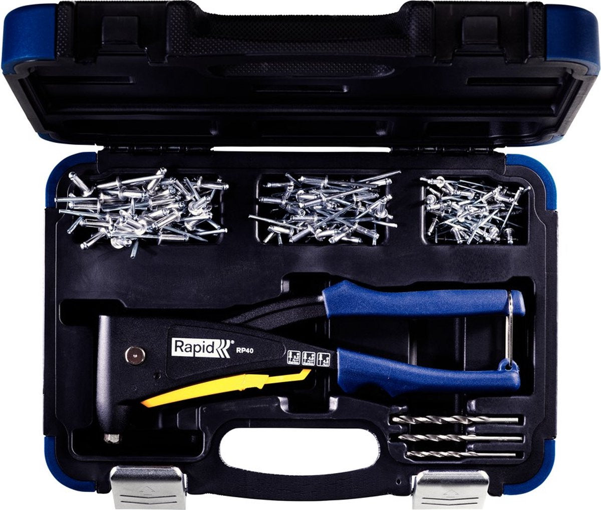 Alicates para remachar ciegos rapid rp40 en estuche - 5001127