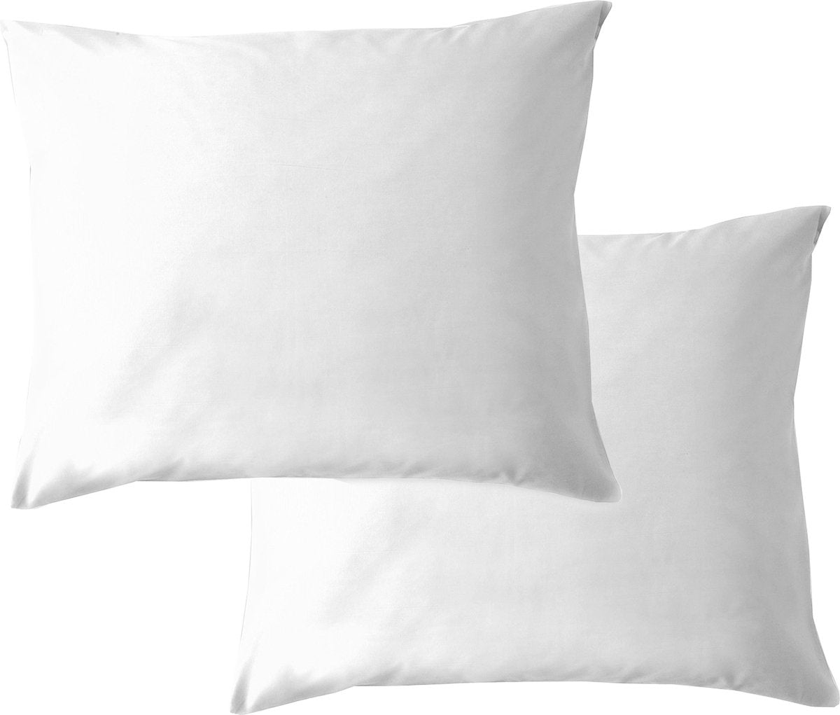 Funda de almohada Cenicienta premium molton - protector de almohada - juego de 2 fundas de almohada - 60 x 70 cm - blanco