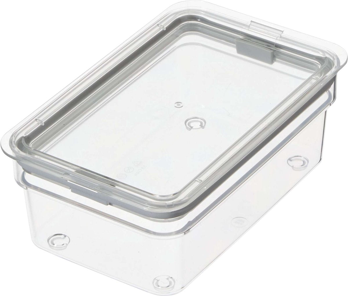 Idesign - id fresh vershoudbak laag medium - kunststof - transparant