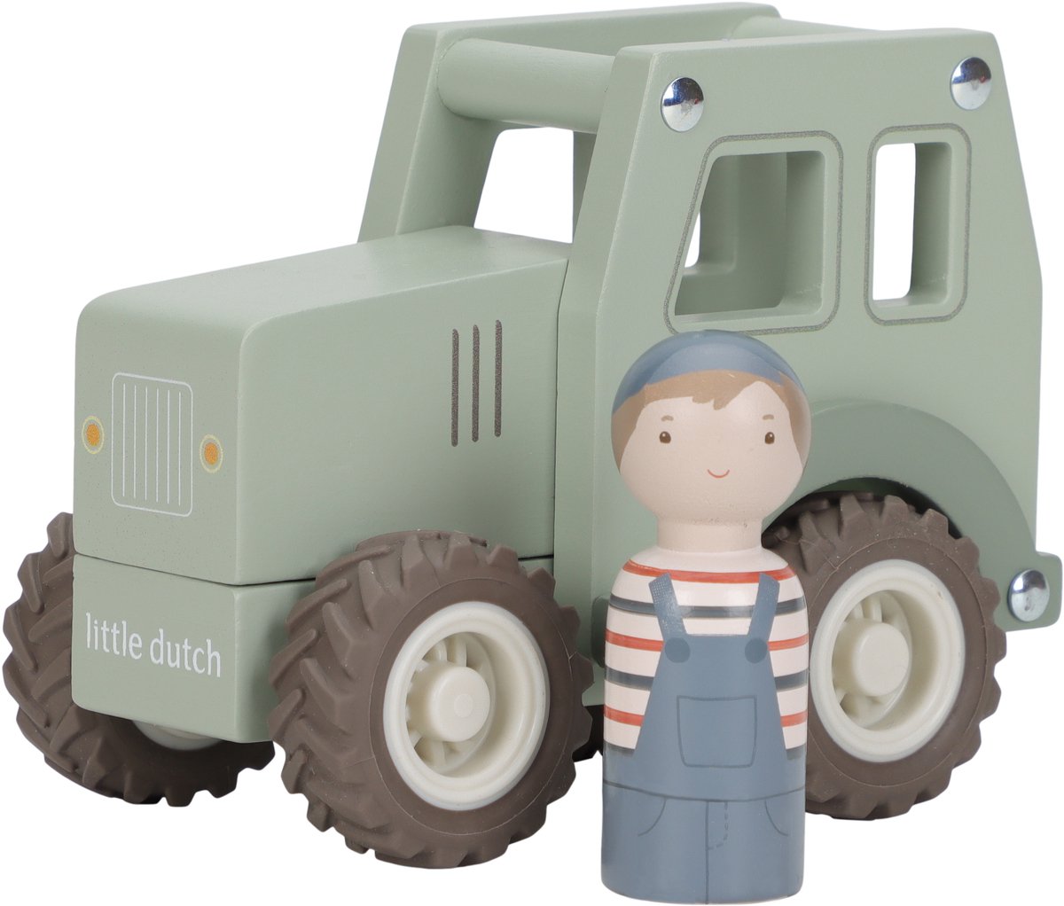 Pequeño tractor de madera holandés FSC