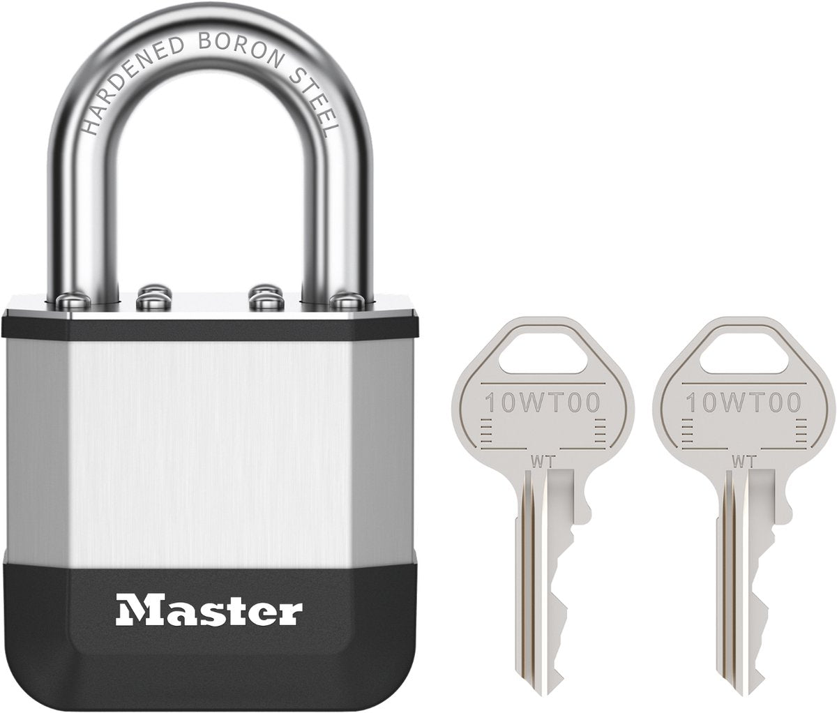 Masterlock elite - candado - 45 mm - grillete corto - resistente a la intemperie - resistente a ladrones - cerradura exterior - incluye 2 llaves