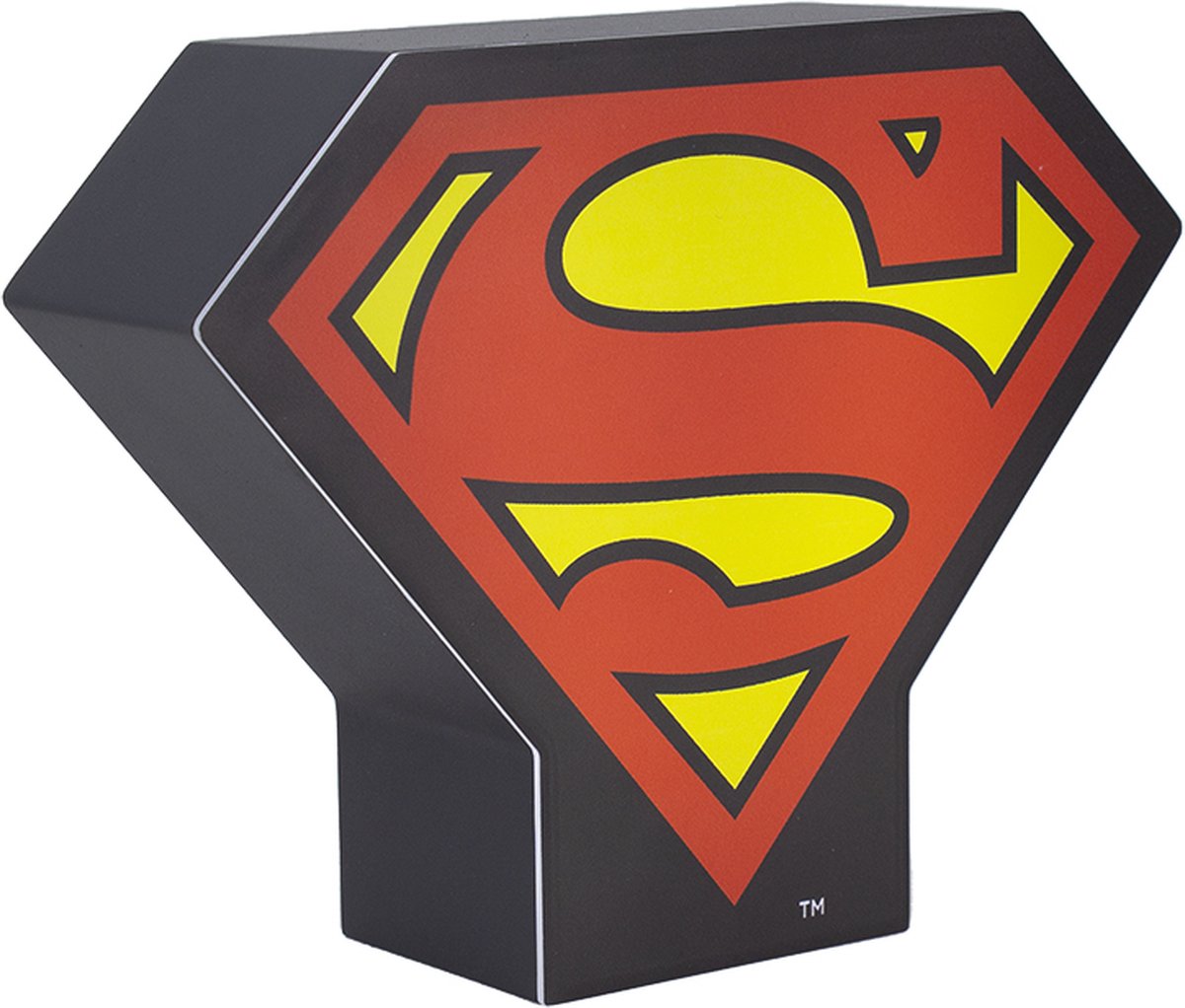 Paladone dc comics - superman - scatola lampada notturna -
