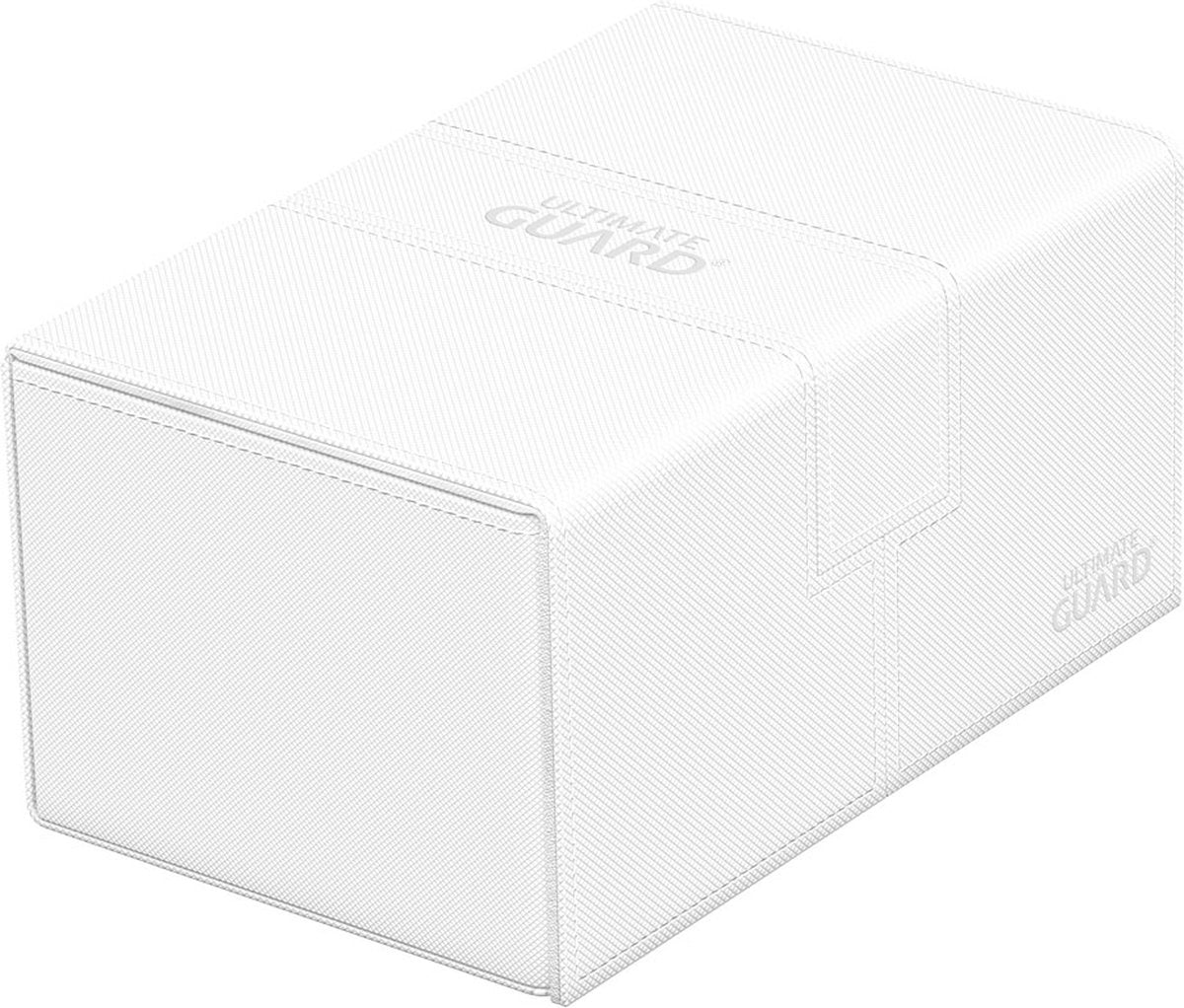 Ultimate guard twin flip'n'tray 160+ xenoskin - cajas de tarjetas blancas