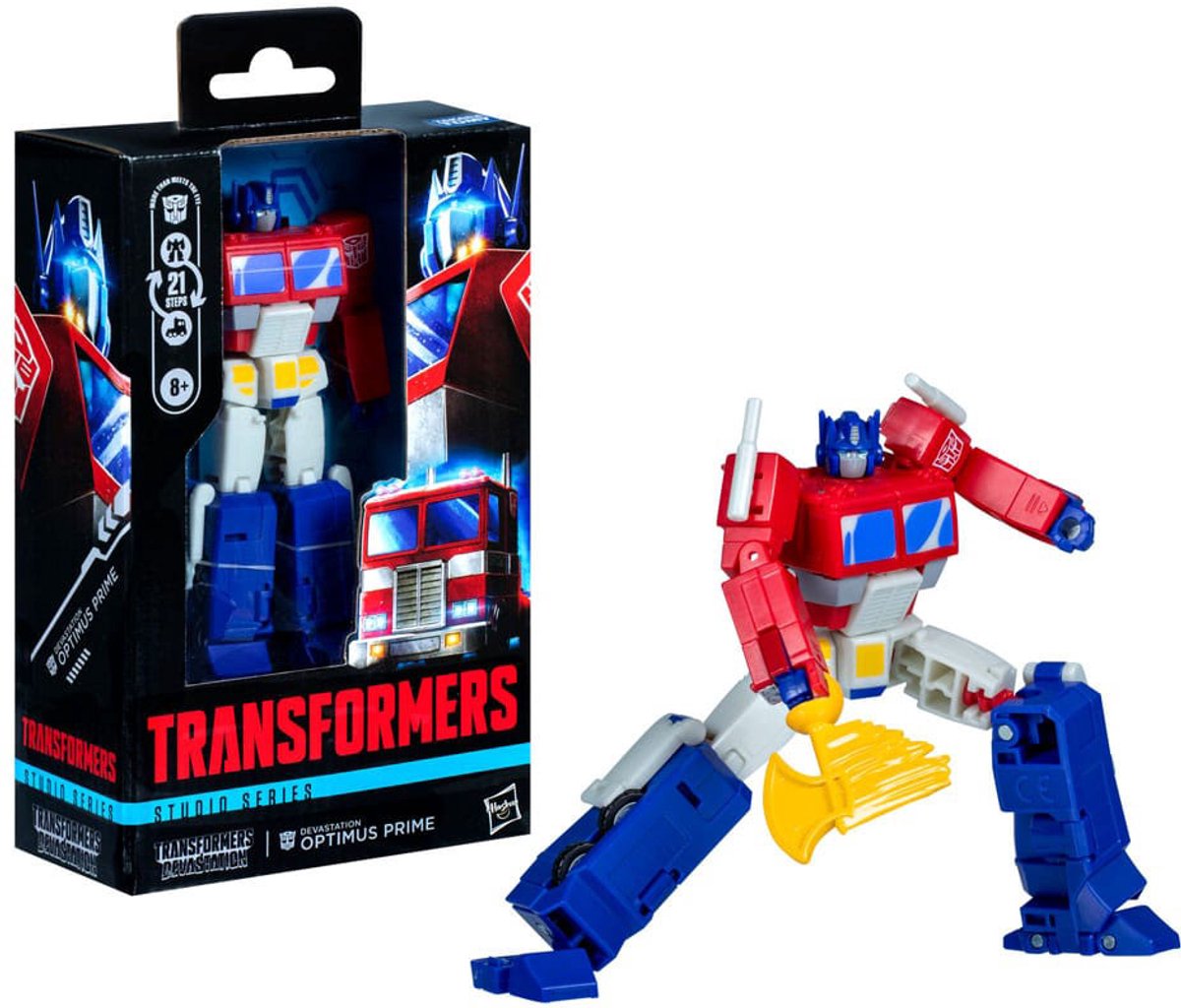 Transformers Hasbro: Devastation Studio Series Deluxe Class Action Figure Optimus Prime 11 cm Action Figure