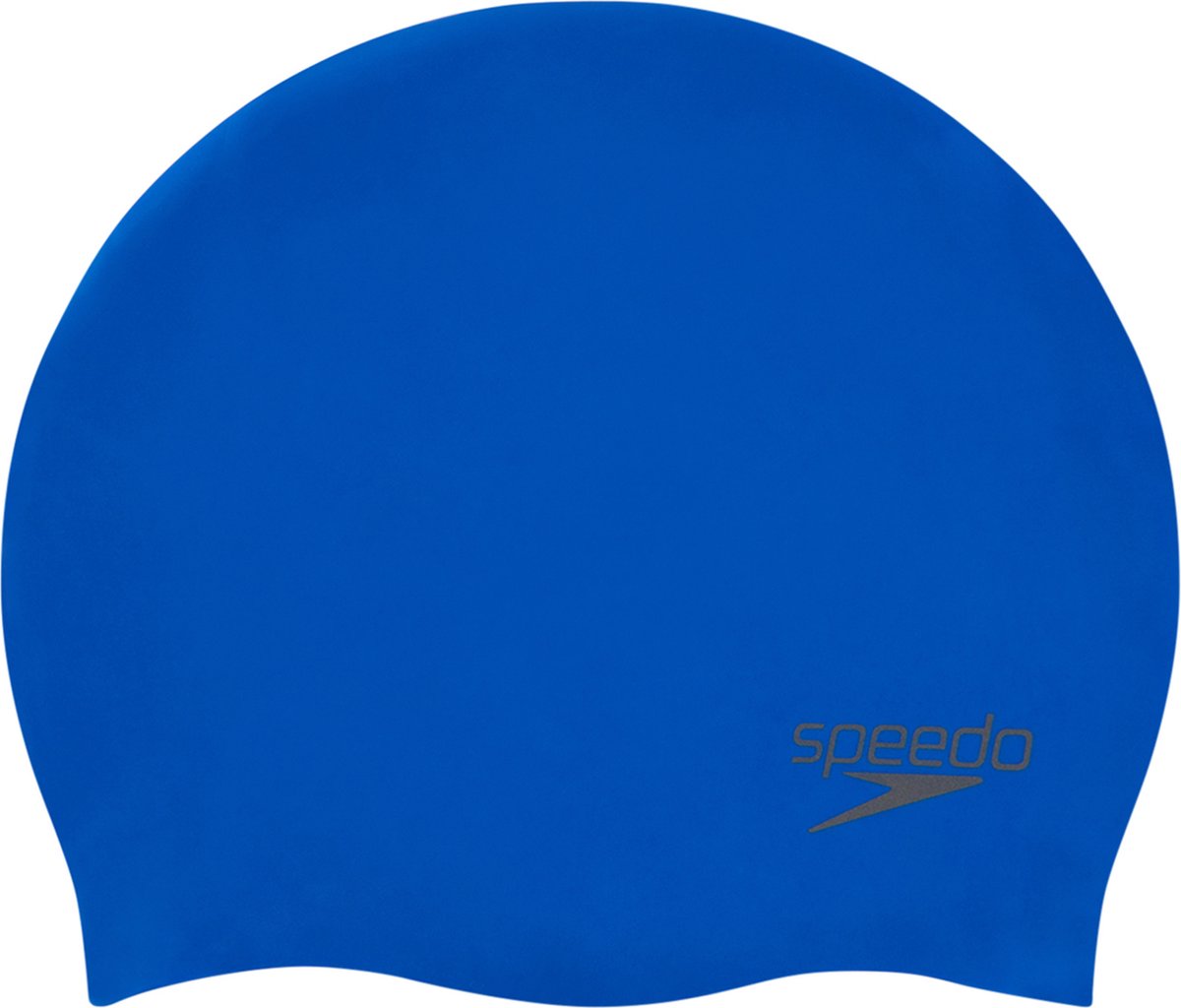Gorro de natación Speedo Plain Moulded Silicone Cap - azul