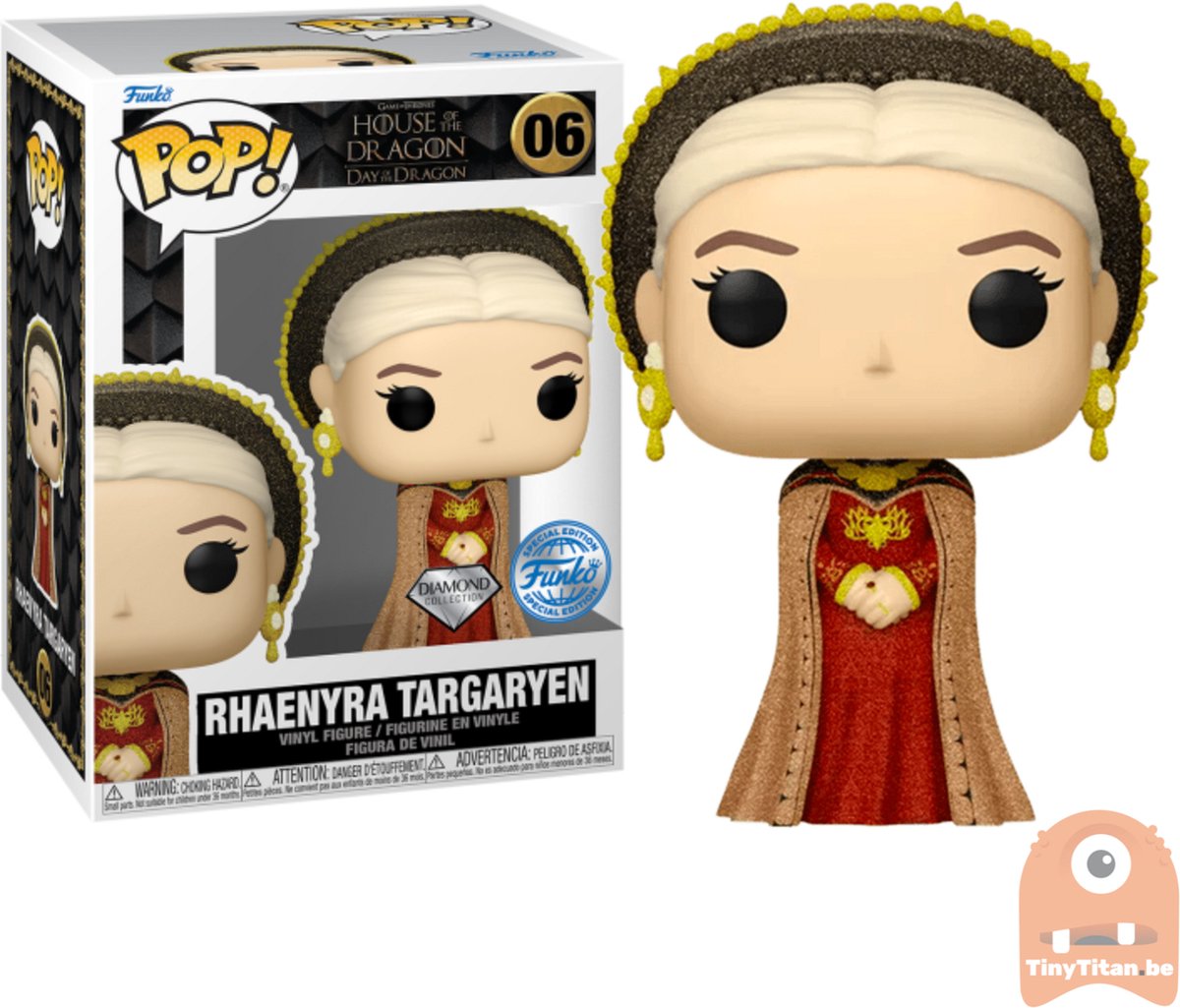 Funko pop! tv rhaenyra targaryen diamond glitter 06 hotd exclusive