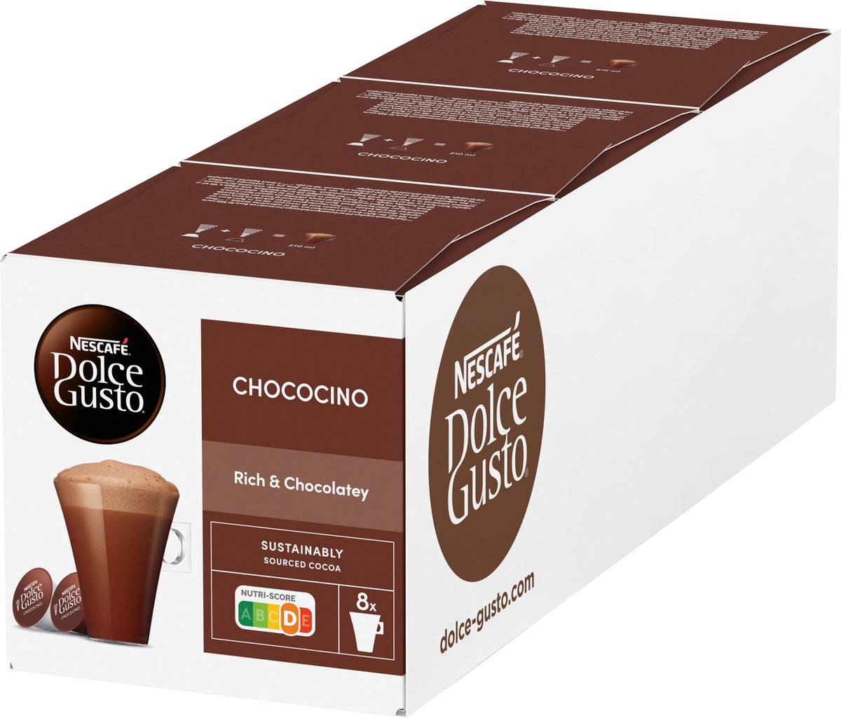 Nescafè dolce gusto chococino (3x 16 tazze)