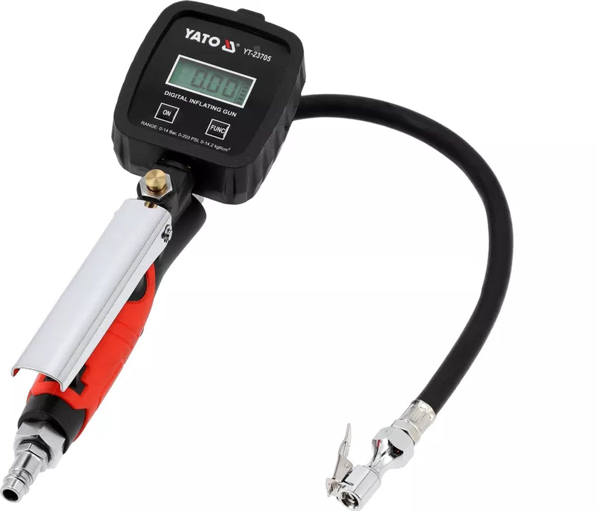 Yato digitale bandenpomp met lcd scherm
