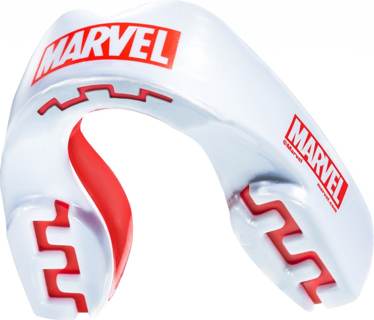 Protector bucal con logo de marvel de Safejawz