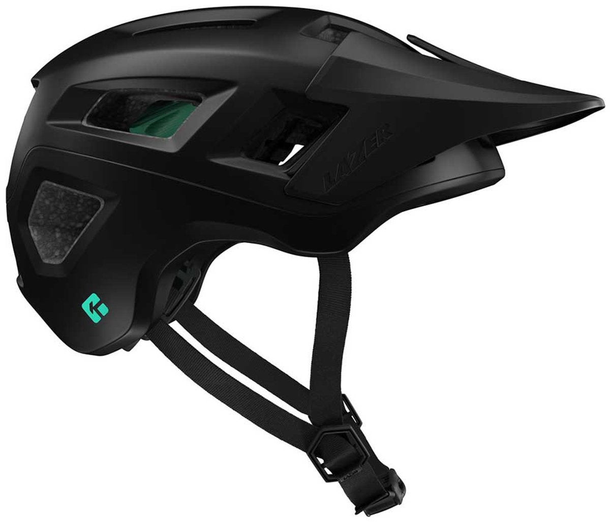Casco bicicleta mtb Lazer coyote kineticore negro mate